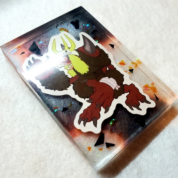 Digimon Windigomon Handmade Keychain or Fridge Magnet "Your Choice" - Picture 4 of 8